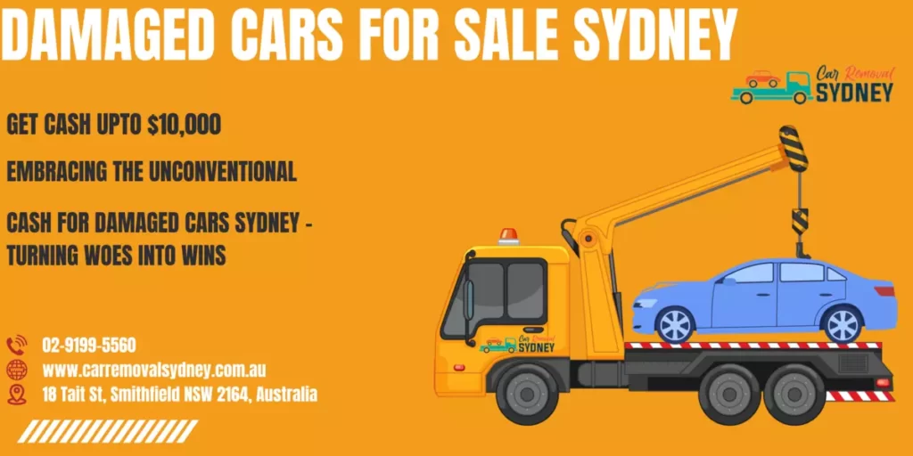 Damaged Cars for Sale Sydney | Cash for Damaged Car Sydney
